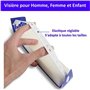 PROTEC&CO Visière Ecran Facial de Protection Pour Visage Transparente Adultes et Enfants