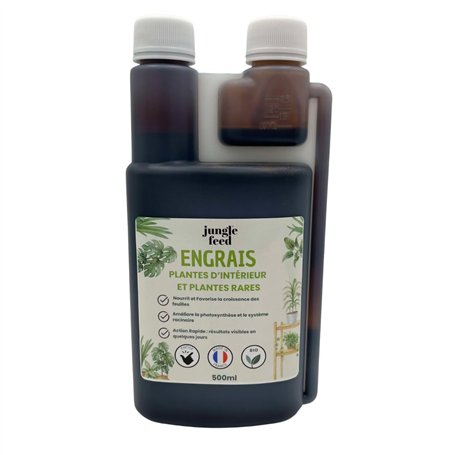 Jungle Feed Engrais Plantes Vertes Et Plantes Rares Liquide - 100% Naturel - Made In France