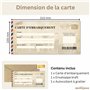 carte d'embarquement à gratter
