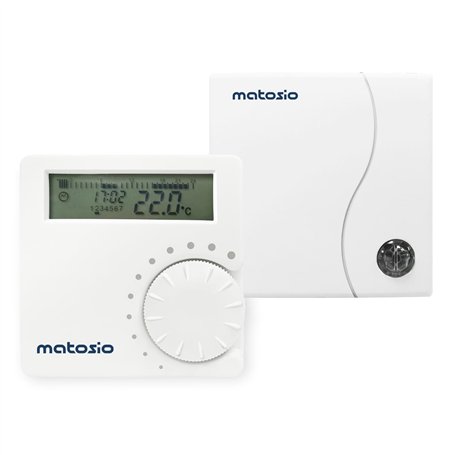 Matosio TH611 Thermostat Programmable Sans Fil Avec Récepteur