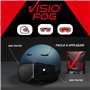 Lingette Anti Buee Lunette de Vue VisioFog - Anti Buee Casque Moto/Lunette de Sport/Natation | Lingette Microfibre Anti Buée Réu