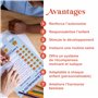 Tableau Récompenses Enfants à Gratter - Motivation pour l'Apprentissage de l'Organisation & de l'Autonomie (2 Feuilles Recto/Ver