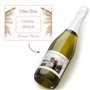 COUSIOTS Étiquettes champagne personnalisées pour bouteilles (lot de 6) - ajoutez votre photo et textes - étiquette personnalisé