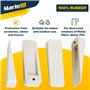 Mario10 Lot de 2 butées de porte en caoutchouc antidérapant pour intérieur et extérieur - Cales de porte en caoutchouc multi-sur