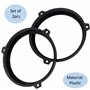 AERZETIX - C11599 - Lot de 2 Adaptateurs/Supports pour Haut-parleurs de Voiture Ø165 mm - côté de Montage portière arrière - Com