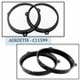 AERZETIX - C11599 - Lot de 2 Adaptateurs/Supports pour Haut-parleurs de Voiture Ø165 mm - côté de Montage portière arrière - Com