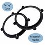 AERZETIX - C11620 - Lot de 2 Adaptateurs/Supports pour Haut-parleurs de Voiture Ø130 mm - côté de Montage portière Avant - Compa