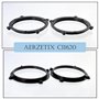 AERZETIX - C11620 - Lot de 2 Adaptateurs/Supports pour Haut-parleurs de Voiture Ø130 mm - côté de Montage portière Avant - Compa