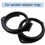 AERZETIX - C16609 - Lot de 2 Adaptateurs/Supports pour Haut-parleurs de Voiture Ø165 mm - côté de Montage portière Avant/arrière