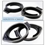 AERZETIX - C16609 - Lot de 2 Adaptateurs/Supports pour Haut-parleurs de Voiture Ø165 mm - côté de Montage portière Avant/arrière