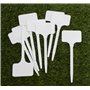 AERZETIX - C73790 - Lot de 10 Pancartes jalons étiquettes de marquage pour plantes et fleurs 15x3.5x5.5 cm - horticulture semis