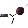 PRO FILSTAR Ronnie Rig N4 Hameçon de pêche à la carpe en fluorocarbone 20 cm 9 kg Аnti gewangle Sleeve – Curve Shank Hook – Appâ