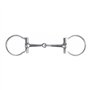 HKM Sports Equipement Western Anneau en D Snaffle Simple cassé 125 mm
