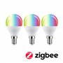 Paulmann 29154 Standard 230 V Smart Home Zigbee LED sphérique E14 3x470lm 3x5W RGBW+ gradable Dépoli Kit
