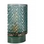 Pauleen 48310 LED Mobile Lampe Modern Glamour minuterie Pile Turquoise Luminaire à Poser, Verre, 0.4 W