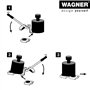Wagner Jeu de Chariots de déménagement MM 3113 I lève-Meubles + 4 roulettes I pour soulever et déplacer Les Meubles Pendant Le T