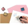 Folia Lot de 6 tampons encreurs métallisés de différentes couleurs, idéal pour la décoration de cartes et autres travaux manuels