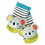 Fehn Chaussettes Koala avec Fonction Hochet pour Développer la Motricité de Bébé