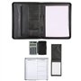 Idena 229016 - Set de porte-documents DIN 4, Set contient : 1 bloc, 1 carnet d'adresses, 1 carnet de notes, 1 calculatrice, noir