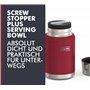 Thermos ICON Food Jar - Récipient alimentaire de 0,71 l - Double paroi en acier inoxydable 18/8 - Garde au chaud et au froid - A