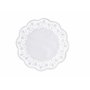 Papstar 18270 Lot de 250 napperons Ronds en Papier Ø 30 cm