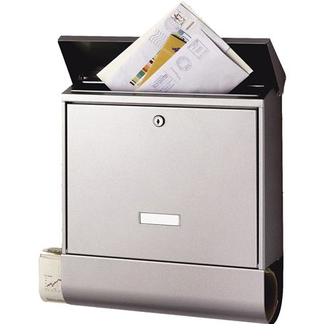 BURG-WÄCHTER Boîte aux Lettres avec Porte-Journaux et Porte-Étiquette