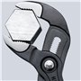 Knipex Cobra® Pince multiprise de pointe grise atramentisée, gainées en plastique antidérapant 180 mm 87 01 180