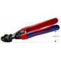 KNIPEX 71 42 200 CoBolt avec gaines bi-matière minces noire atramentisée 200 mm
