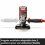 Einhell Meuleuse d'angle Ø115mm sans fil TE-AG 18/115-2 Li Solo Power X-Change (18 V, profondeur de coupe de 28 mm) Livré sans B