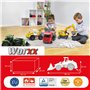 Lena Bulldozer 4612 Liebherr Worxx Wheel Modèle L538 Litronic, env. 48 cm, véhicule de Chantier pour Enfants à partir de 3 Ans, 
