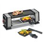 Küchenprofi Raclette VISTA2 PLUS - Raclette pour 2 personnes - Extensible jusqu'à 3 appareils - Acier inoxydable - Plaque de cui