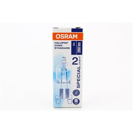 Osram Halopin 66725 Ampoule de four 25 W G9 transparente 230 V | Ampoule OVEN utilisable sur 200 °C | Blanc chaud