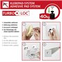 WENKO Turbo-Loc® gobelet à Dents Quadro - Fixer sans percer de Trous, Plastique (ABS), 7 x 10 x 9.5 cm, Chromé