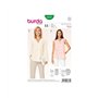 Burda B6632 Patron de Couture Tunique Papier Blanc 19 x 13 x 1 cm