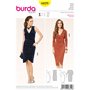 Burda B6829 Patron de Couture Robe Cache Cœur 19 x 13 cm