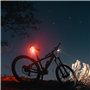 ANSMANN Feu arrière de vélo homologué StVZO avec LED CREE fiable, protégé IPX5, alimenté par batterie, jusqu'à 4 heures d'autono