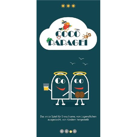 Asmodee Coco Parrot Party Game Jeu de Cartes 3 Joueurs à partir de 18 Ans et Plus 30-45 Minutes