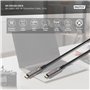 DIGITUS USB-C AOC Hybrid Câble de connexion AV en fibre optique - USB 3.1 - Displayport 1.2 - DP Alt-Mode - Plug&Play - Câble au