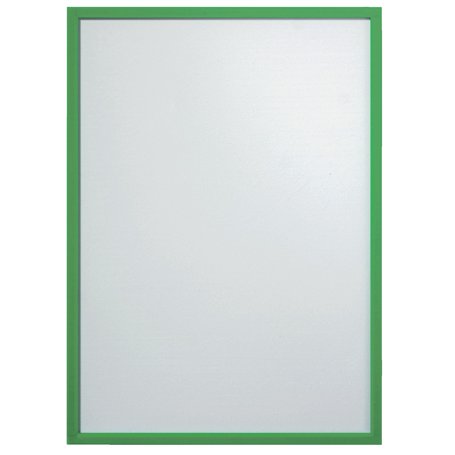 FRANKEN Frame It Eco ITH4M/10 19 Lot de 10 porte-documents magnétiques Vert clair Format A4