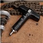 WGB Das Werkzeug Tournevis dynamométrique avec 12 embouts dans poignée en T pour vélo | Clé dynamométrique 1/4" avec cruciforme,