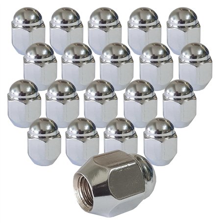 20 Ecrous de roue fermé M12x1.5 conique 60° HEX 21mm 20-KEMUTTER1215GES21