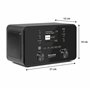 TechniSat DIGITRADIO 550 IR - Radio Internet stéréo (Dab+, FM, WLAN, Bluetooth, contrôle Via Application, réveil), Noir