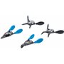 BGS 444 | Jeu de pinces à circlips | pour petits circlips | 80 mm | 4 pièces