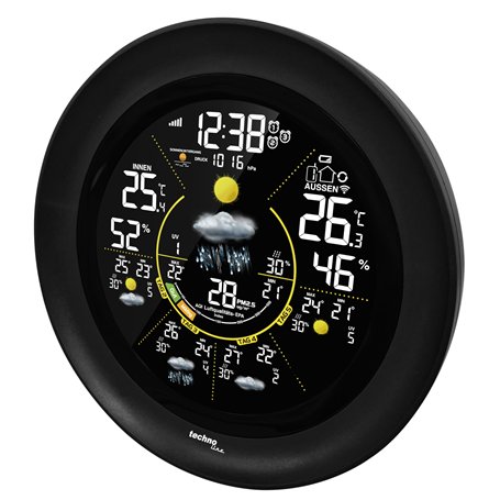 WD3040 Station météo Internet - Design spécial élégant - Prévisions météorologiques régionales - Températures - Utilisation avec