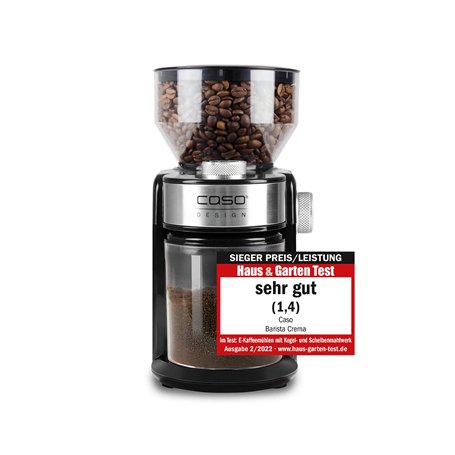Caso Barista Crema Moulin à café design électrique