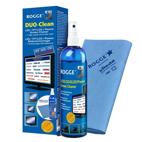 ROGGE DUO-Clean® Original 250ml inkl. Vileda Prof. Microfibre