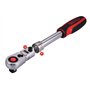 KS TOOLS 1/4" SlimPOWER telescopic-joint reversible ratchet, 72 teeth 914.1420 Couleur