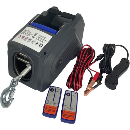 Treuil de voiture de qualité supérieure 12 V avec télécommande sans fil