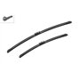 Bosch Balais d'Essuie–Glace Plats Aerotwin A096S, Longueur: 600mm/450mm – 1 Paire de Balais avant