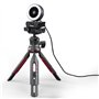 Hama C-850 Pro Webcam PC - Qualité Vidéo QHD 2K 1440p, Microphone Intégré, Cache Lentille, Filetage 1/4, Auto Focus, USB C - Con